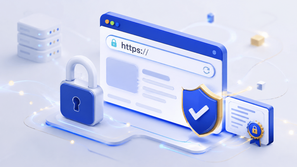 گواهی SSL و ارتباط امن HTTPS